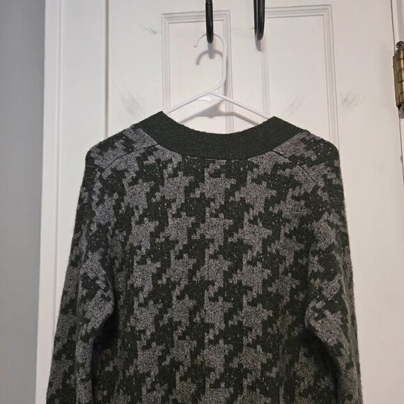 Madewell Grandpa Houndstooth Cardigan Sweater - Picture 9 of 9